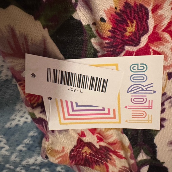 NWT Lularoe Joy Floral Sleeveless cardigan duster - Picture 2 of 2